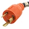 Ac Works SOOW; Cold Weather Extension Cord, 10 AWG, Indoor/Outdoor, 10/3, 1 Outlets, L6-30R, Black, Rubber L630PR-010 - alternate 2